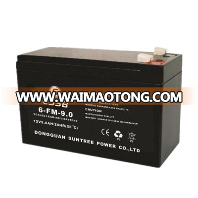 Free Maintence ups battery for solar panel batteries12v 9Ah for light battery