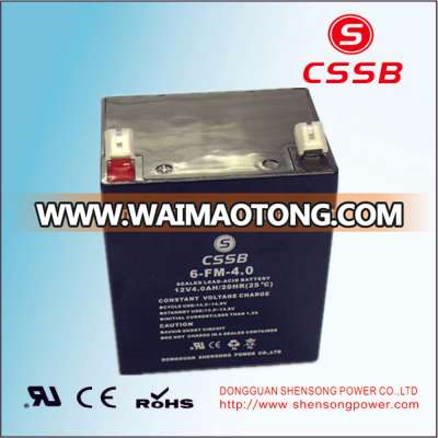 12V4AH UPS lead acid battery manufacturer charger